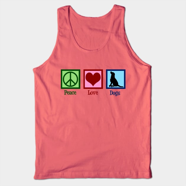 Peace Love Dogs Tank Top by epiclovedesigns